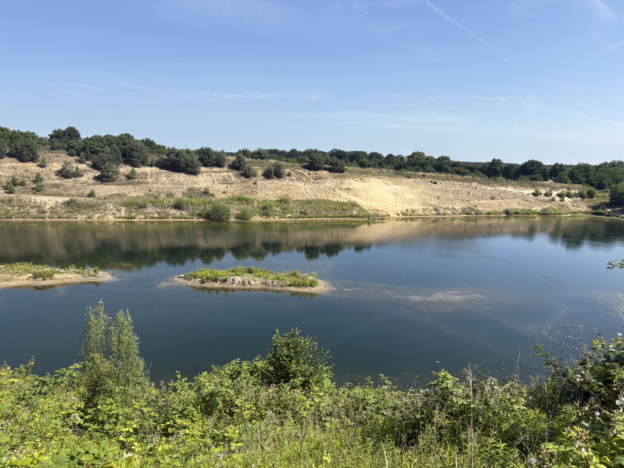 Kiesgrubensee Niedersachsen – Sommer mit Insel